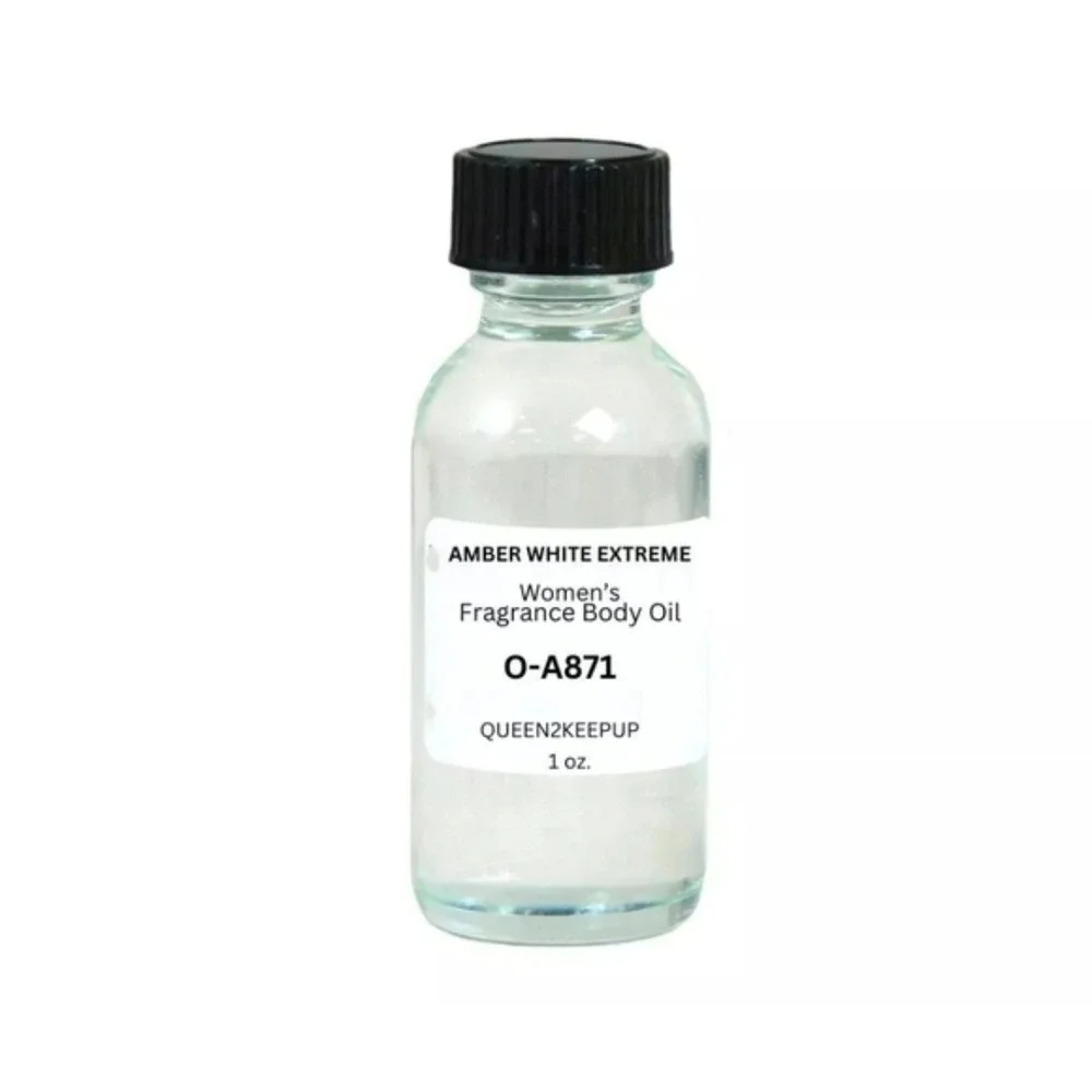 Amber White Extreme Women's Body Oil 1 oz Fragrance Similar All Natural Scent